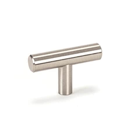 Berenson 51 mm Tempo T-Knob, Brushed Nickel BE2020 2BPN